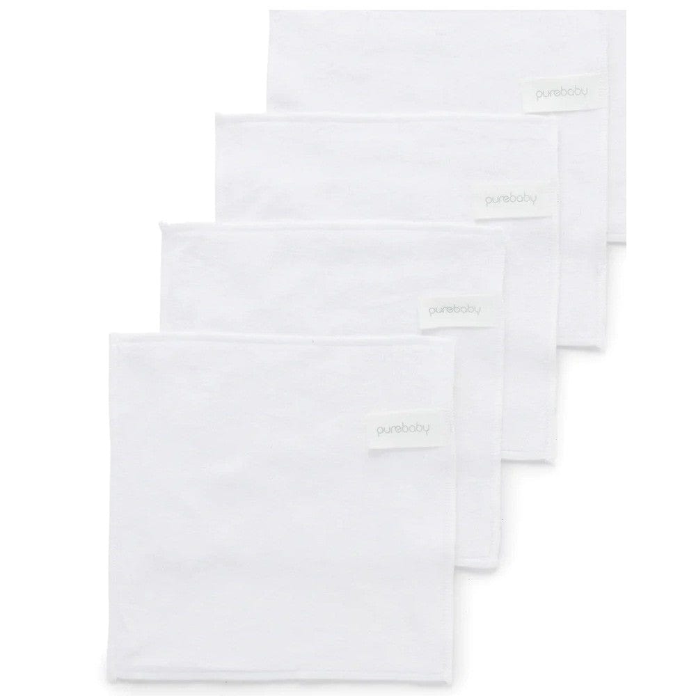 Purebaby Organic Cotton Cloth Wipes - 10 Pack