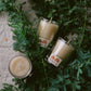 Queen B Beeswax Candle Votive in Glass + Refill Pack