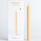 Queen B Beeswax Taper Candles (4pk) - 20cm/12hr Burn Time