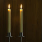 Queen B Hand Rolled Honeycomb Taper Candles 4pk - 20cm/6hr Burn Time