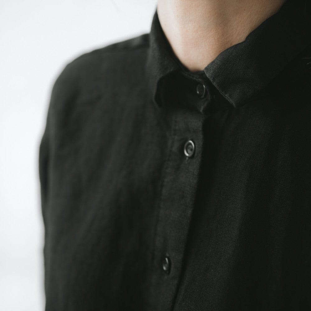 Seaside Tones Long Sleeve Shirt Black