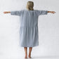 Seaside Tones Oversized Dress - Light Blue