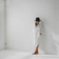 Seaside Tones Shirt Dress White