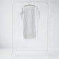 Seaside Tones Short Square Linen Dress - White
