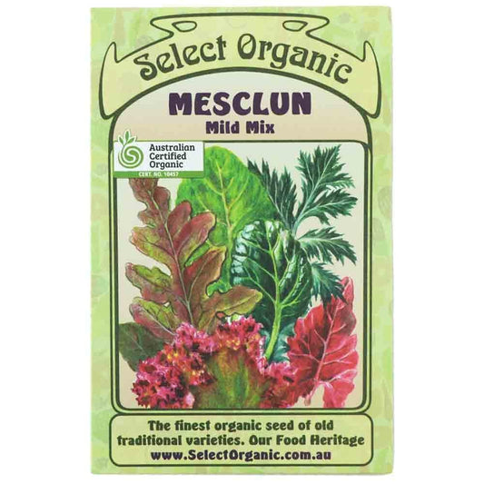 Select Organic Seeds - Mild Mix Mesclun