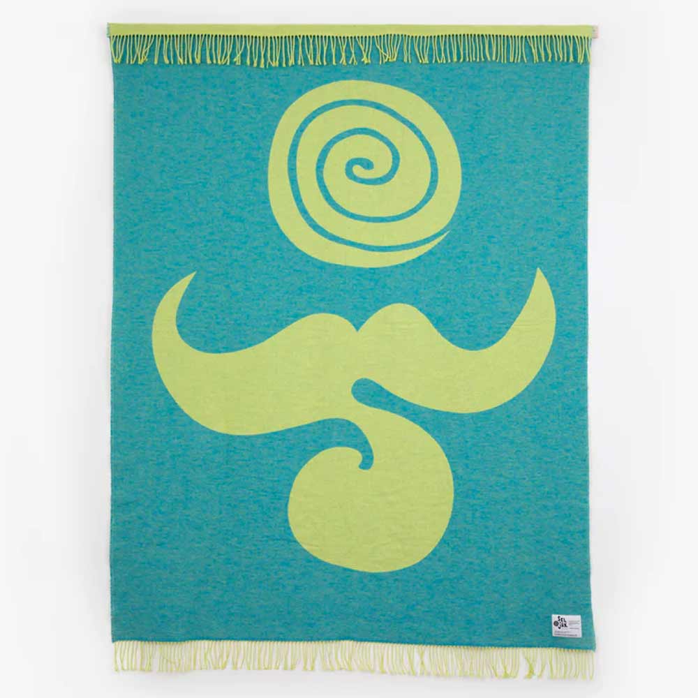 Seljak Dugong Lime Blanket - Fringe