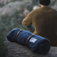 Seljak Recycled Wool Blanket - Whipstitch Indigo