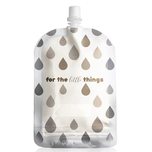 Sinchies Reusable Pouches 150ml (10 pack) - Monochrome Droplets