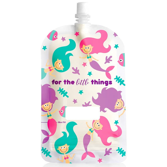 Sinchies Reusable Pouches 200ml (10 pk) - Mermaids