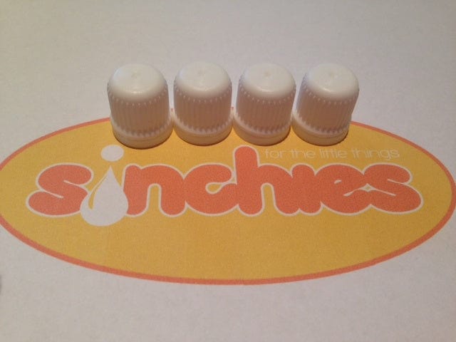 Sinchies Standard Replacement Caps (White) - Pack of 5