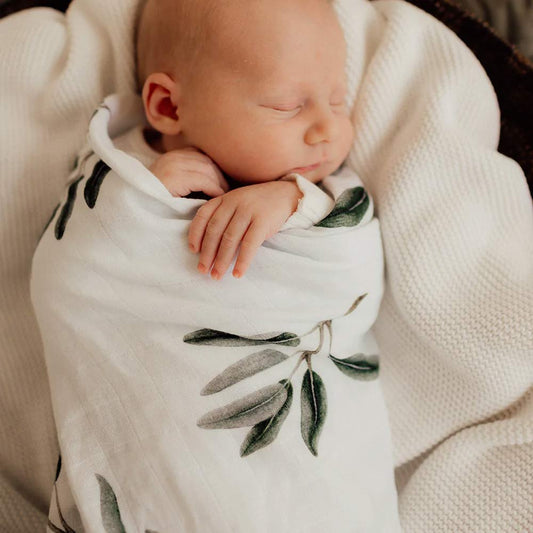 Snug as a Bub & Co. Organic Swaddle - Wild Sage