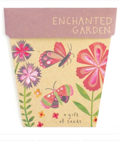 Sow 'n Sow Gift of Seeds Greeting Card - Enchanted Garden