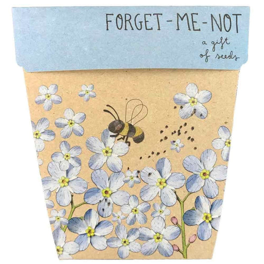 Sow 'n Sow Gift of Seeds Greeting Card - Forget-Me-Not
