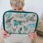 SoYoung Raw Linen Insulated Lunch Box - Safari Friends