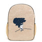 SoYoung Raw Linen Toddler Backpack - Spaceman