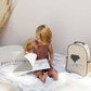 SoYoung Raw Linen Toddler Backpack - Spaceman