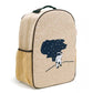 SoYoung Raw Linen Toddler Backpack - Spaceman