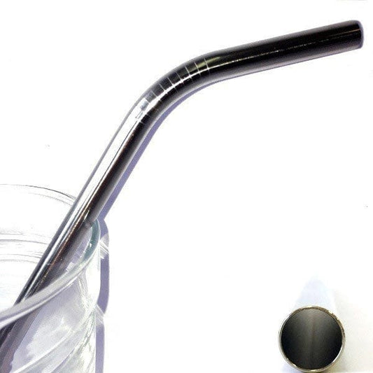 Stainless Steel Straw Bent - single (8mm)