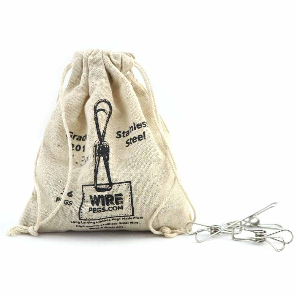 Stainless Steel Wire Pegs Grade 201 - Tiny (select pack size)