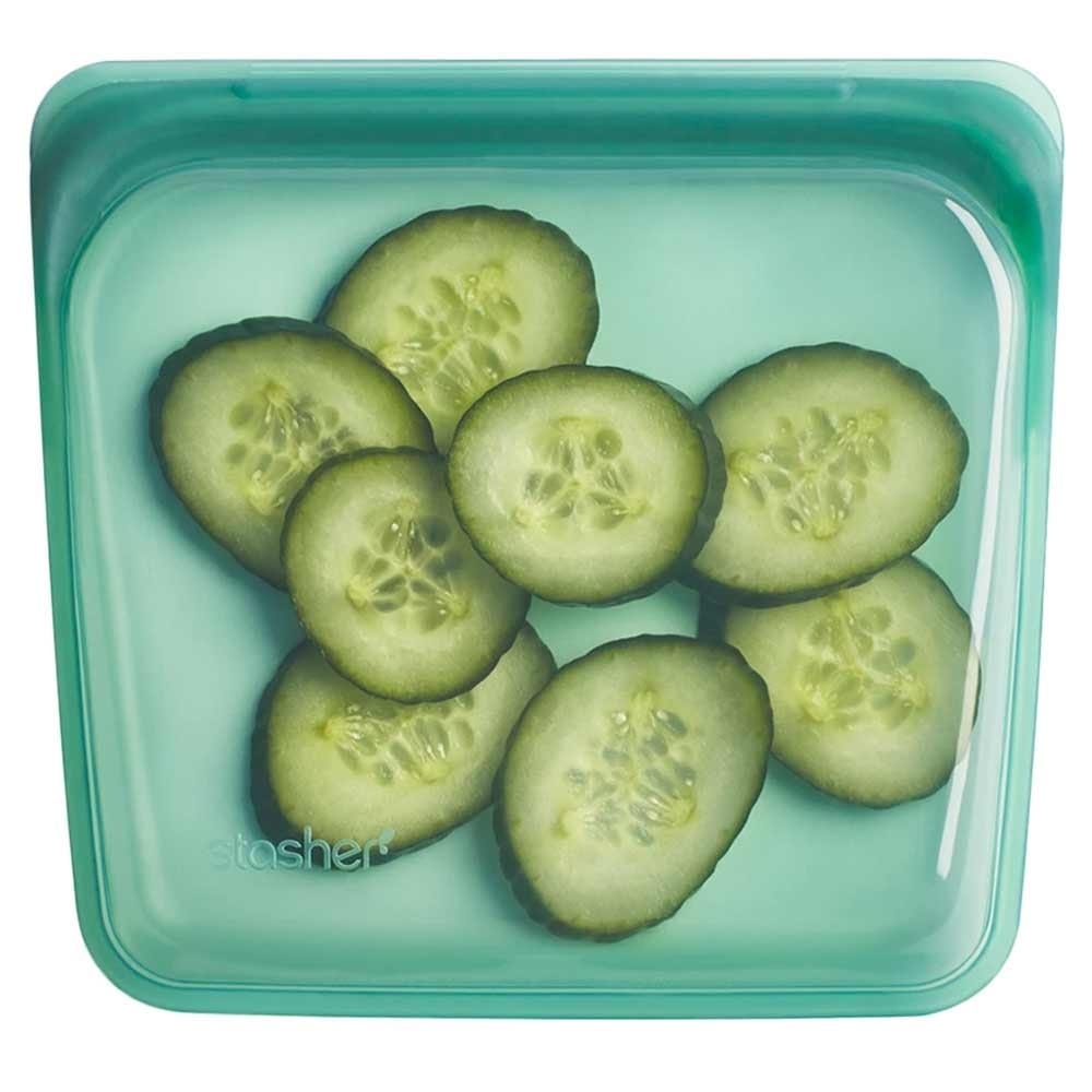 Stasher Silicone Storage Bag Sandwich Size 450ml - Waterfall
