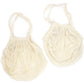 Stretch Weave Organic Cotton Mesh Produce Bags 2 Pack - With Handles
