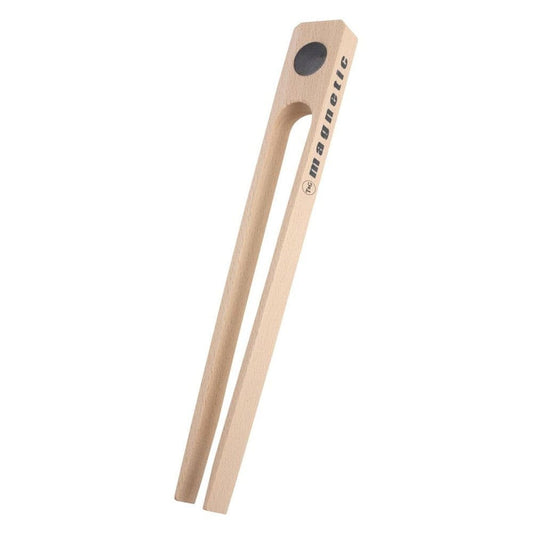 T&G FSC Magnetic Beech Wood Toast Tongs 200mm