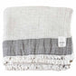 Ten i Muhou Heather Stripe Bath Towel - Beige