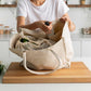 The Keeper Organic Cotton & Jute Tote Bag