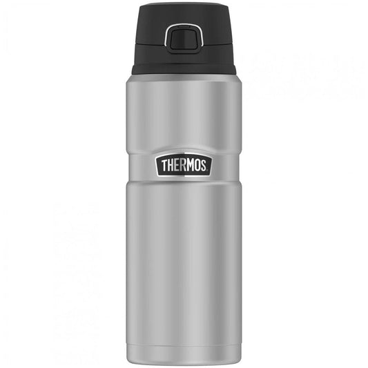 Thermos King Vacuum Insulated Bottle with Flip Lid 710ml - Matte Steel