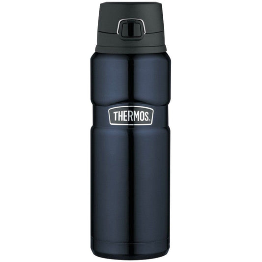 Thermos King Vacuum Insulated Bottle with Flip Lid 710ml - Midnight Blue