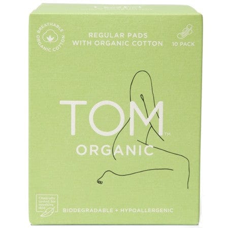Tom Organic Cotton Pads with Wings 10pk - regular