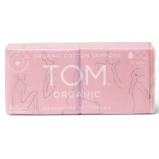 Tom Organic Cotton Tampons 16pk - Mini