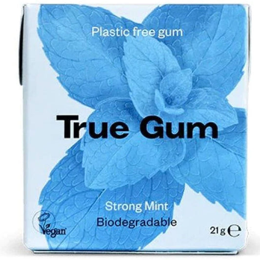 True Gum Biodegradable Gum - STRONG Mint