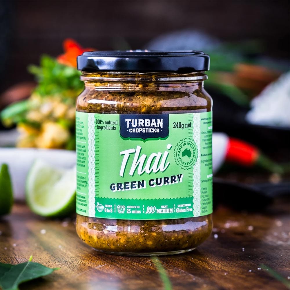 Turban Chopsticks Curry Paste Thai Green Curry 240g