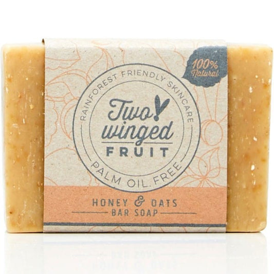 Two-Winged Fruit Bar Soap - Honey & Oat