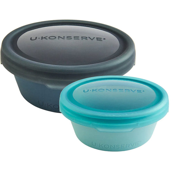 U Konserve Stainless Steel Round Nesting Trio Silicone Lid (Set of 3)