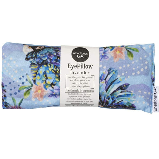 Wheatbags Love Lavender Eye Pillow - Blue Cockatoo