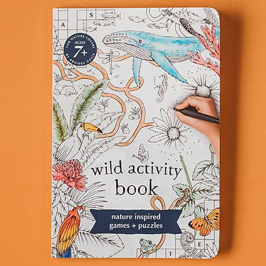 Wild Activity Book: nature inspired games + puzzles for kids 7+yrs NEW Edition